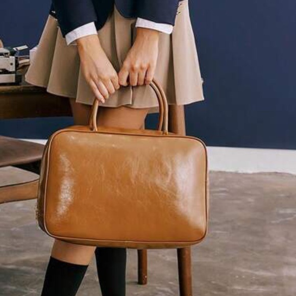 🆕 Top Handle Faux Luxury Leather Square Bag - Picture 4 of 15